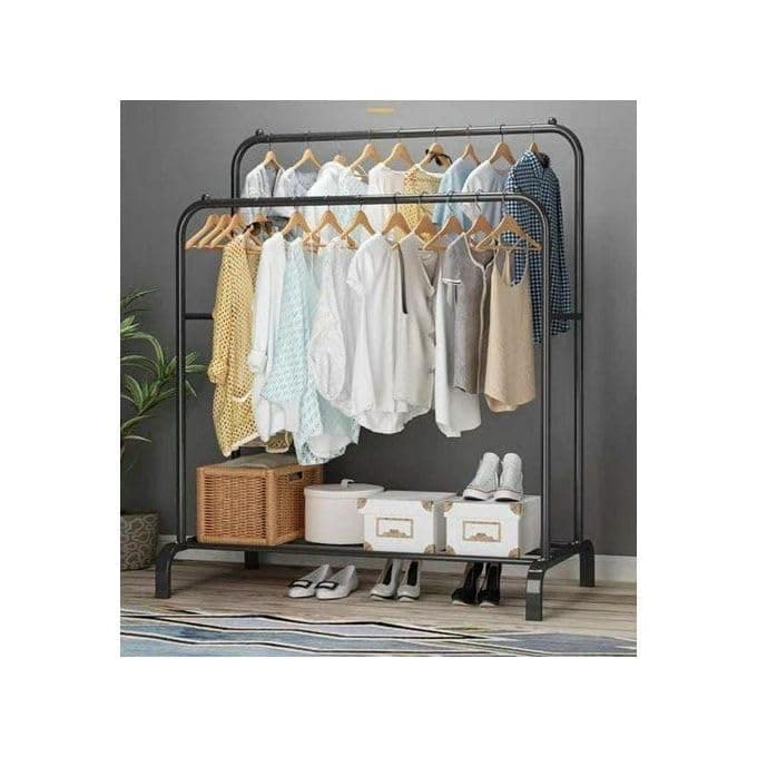 Double Stand and Clothes Organizer Clothes rack