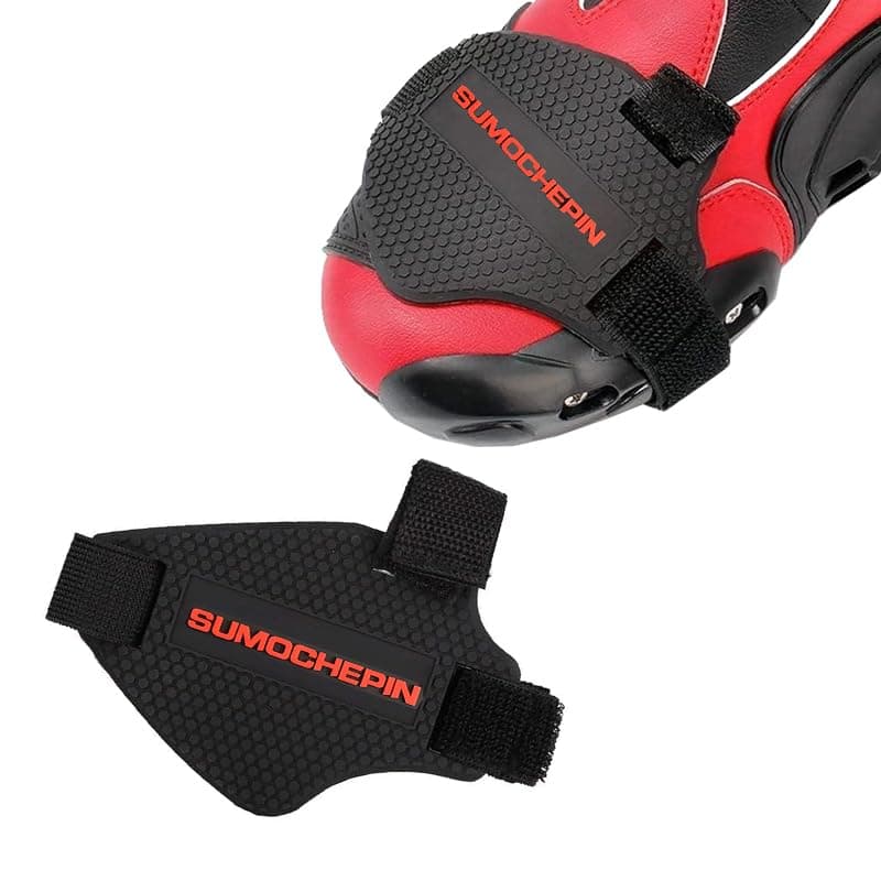 KaberTrade Motorcycle Foot Gear Shift Pad Motorcycle Scooter Shoe Cover Protector Gear Shifter Useful Accessories (1 Piece, Black, Code:9418) Hardware handle