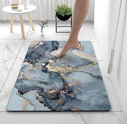 Leather Mat Home Entrance Area Rug, 60x40cm