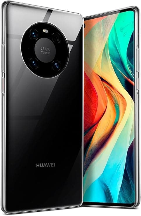 Clear Case [Transparent] Compatible with Huawei Mate 40 Pro | Non-Slip and Thin, Clear Cellular phone case