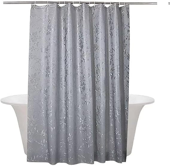 WaterProof Bathtub Curtain 180x180cm - Waterproof Multi Color Easy Hooks High Quality Material as