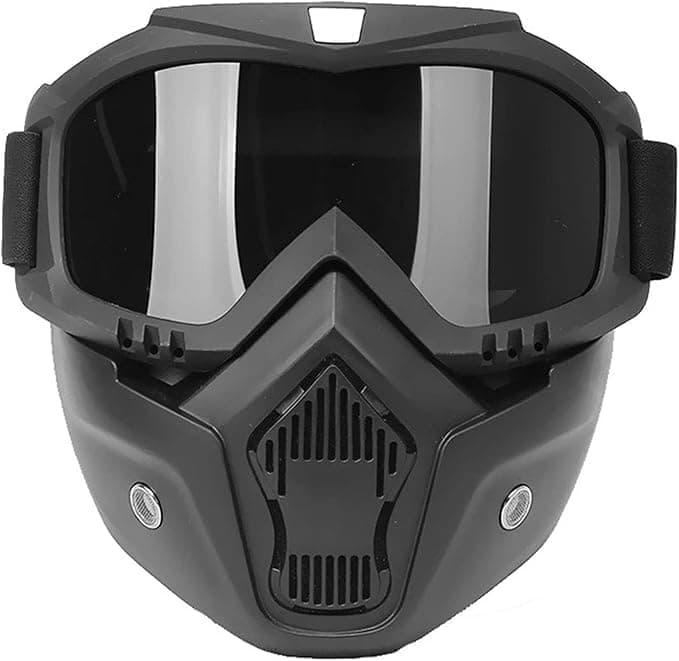 Motorcycle Scooter Dust Mask Black Lens Auto part