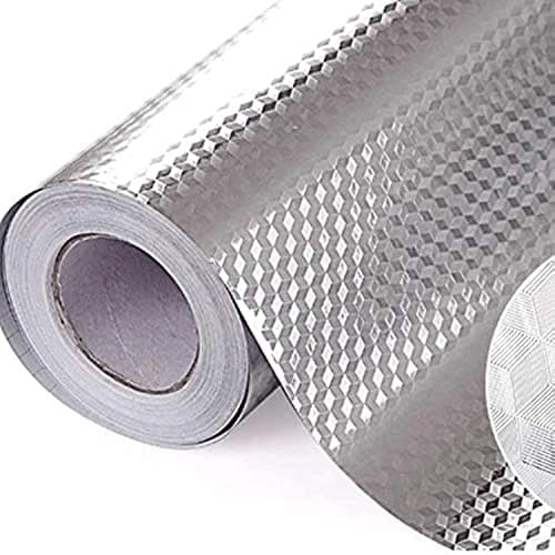 Aluminum Foil Kitchen Sticker Maison Decoration Sticker Self Adhesive Waterproof Wallpaper for Furniture Sticker decal
