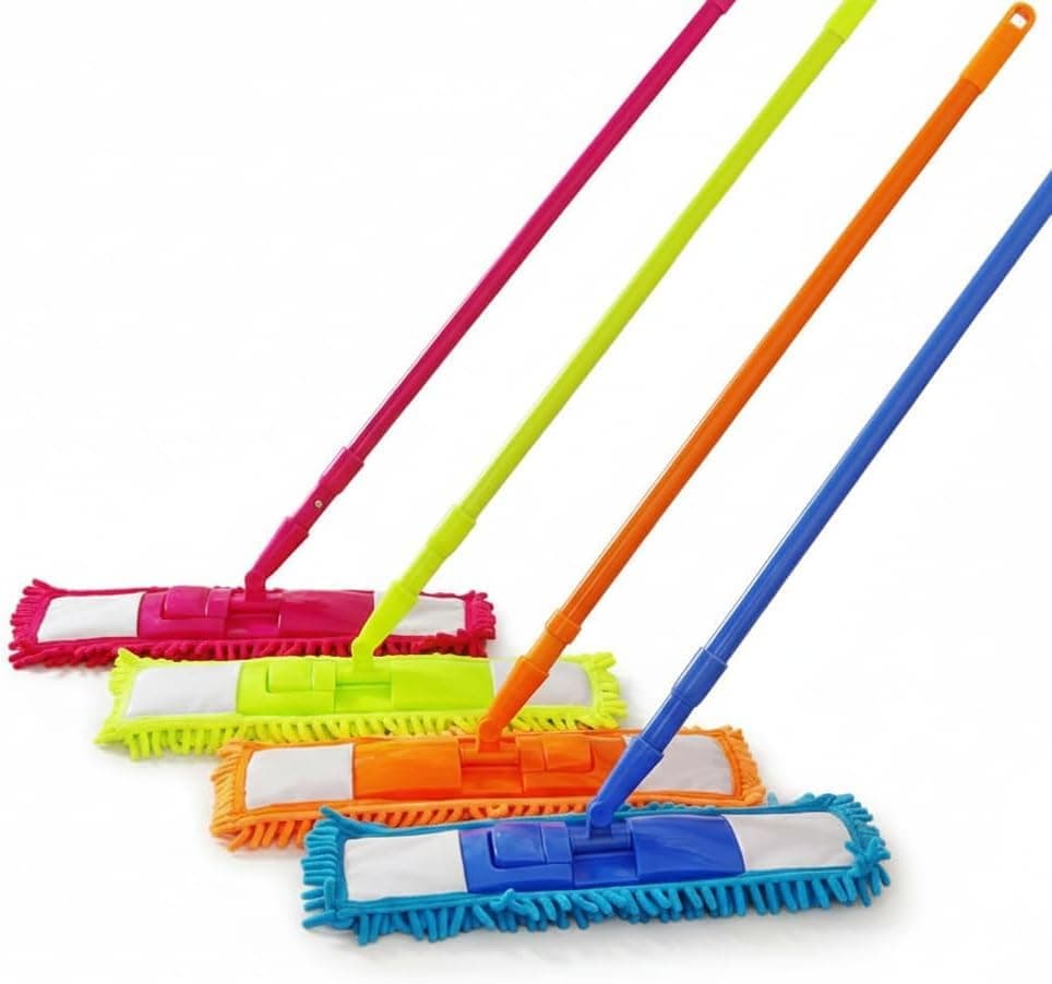 Floor Mop with Metal Handle – Practical Cleaning Tool for Hardwood Floors with Safe and Effective Touch AR