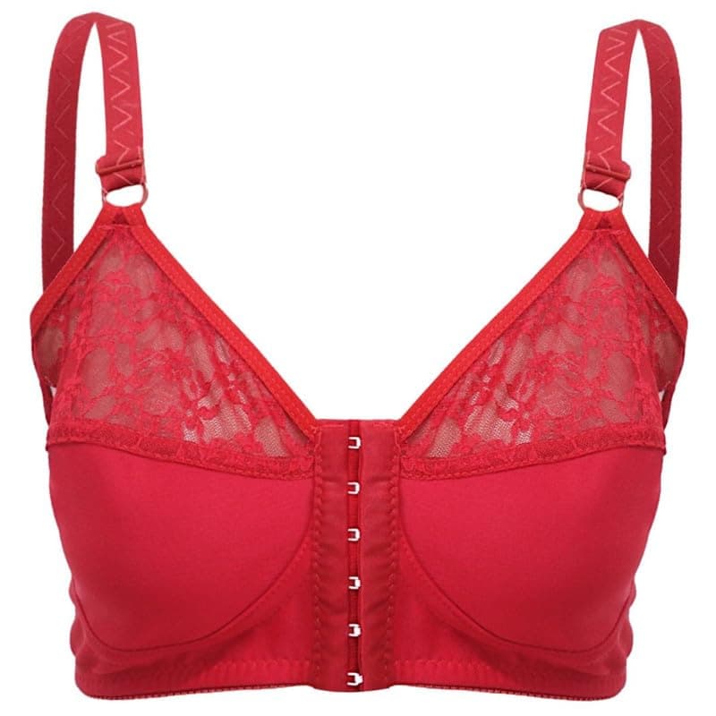 Lasso Womens Bra Front Open Cup B With Lace Bra (pack of 1)