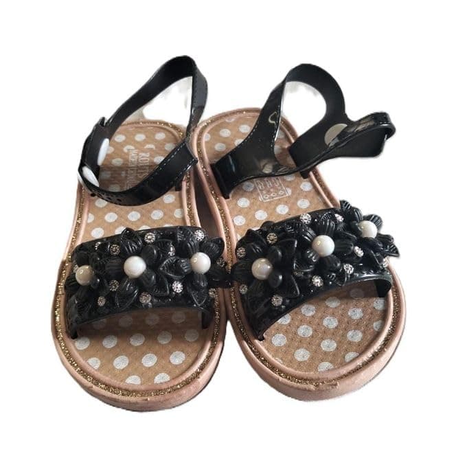Classic Chic Black & White Sandals-29