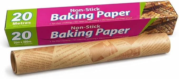 Greaseproof Paper Parchment For Cooking High Temperature Resistance Baking Donuts Paper Sheets For Oven liners, Microwave and Refrigerator (20M)