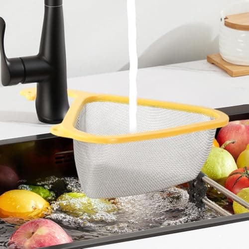 Stainless Steel Swan Sink Strainer Kitchen Drain Filter Anti-Clog Basket
