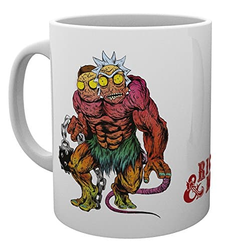 GB eye Ltd, Rick and Morty, Demi Gorgon, Mug, Wood, Various, 15 x 10 x 9 cm Drinking cup