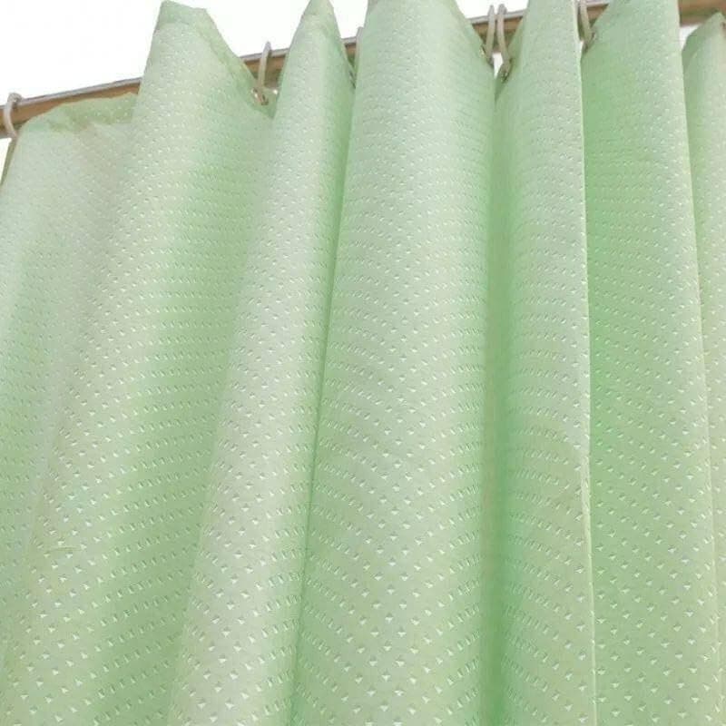 Waterproof Bathtub Curtain 180 x 180 cm – Solid Color Opaque Shower Curtain | Cover Shower Area