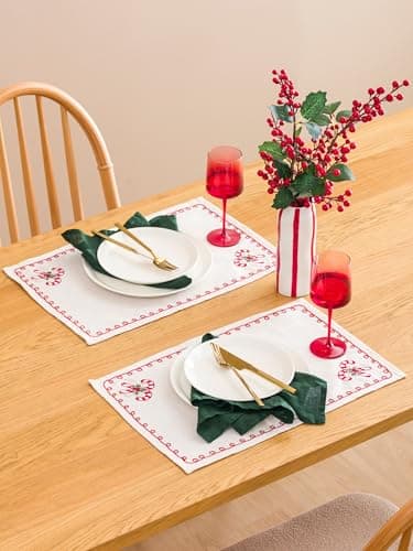 LC WAIKIKI Undefined New Year Themed Placemat 2 Pack 33X50 cm ECRU 33x50