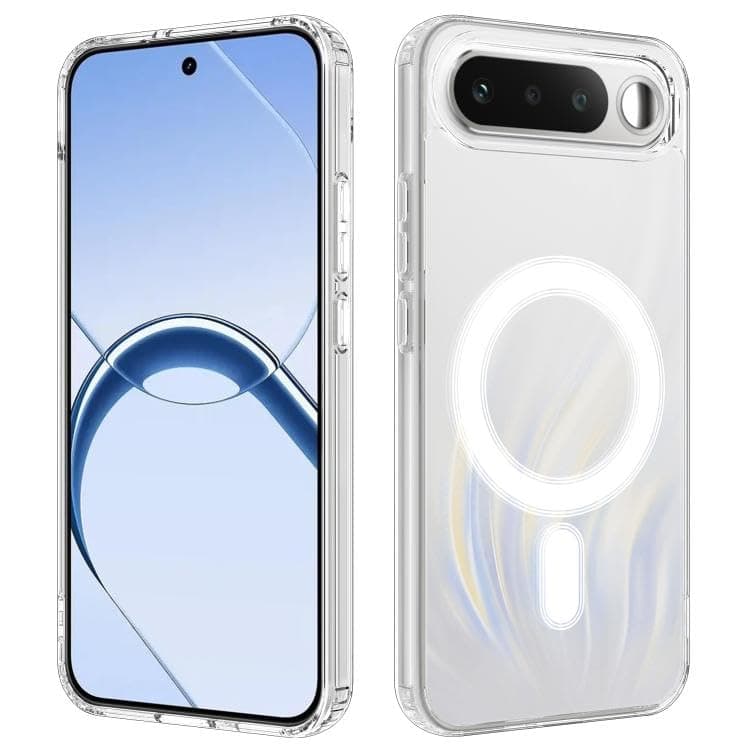 Case Cover Transparent (Compatible with Realme 16) Protective Phone Case with Frame And Magnetic Feature Anti Yellowing Supports Wireless Charging Lightweight and Durable (Clear) Cellular phone case