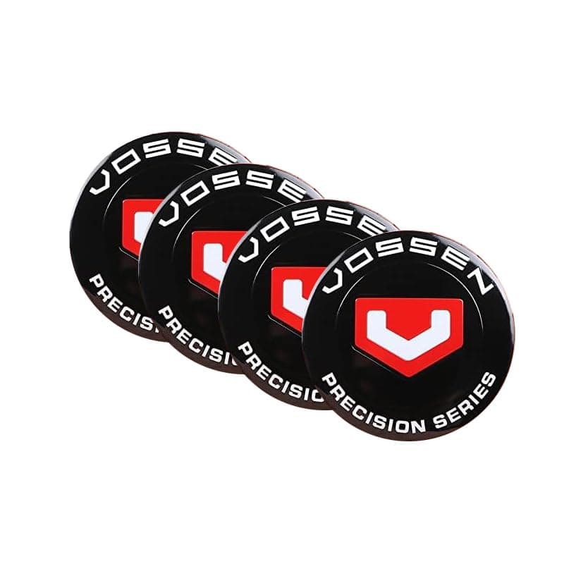 KaberTrade KaberTrade Car Wheel Rim Covers Dust Rust Proof Waterproof Wheel Hub Cover Decoration Sticker Accessories (Size:5.6cm, Compatible with Vossen, Code:3852) Sticker decal