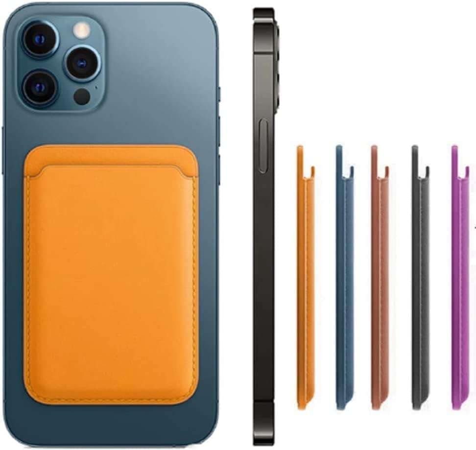 Magnetic Phone Wallet Card Holder for Smartphone Back Slim Sleek Design