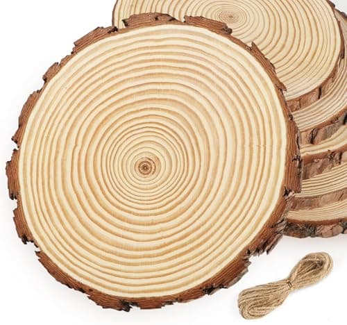 Natural Wood Coaster Round Drink Table Mat Surface Heat Protector