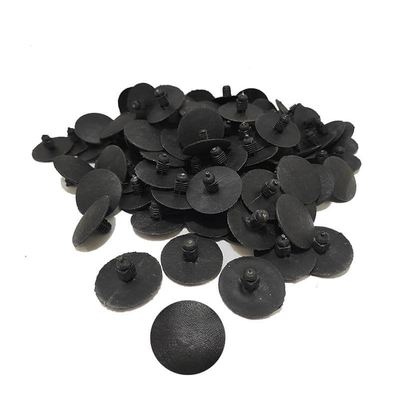 KaberTrade Plastic Car Clips, Fiber Fasteners and Felt Liners for Hood, Bag, Fender (100 Count, Code:4695) Auto accessory