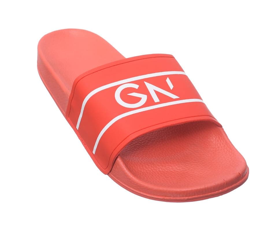 B&W mens B&W-41-Red Flip-Flop Sandal