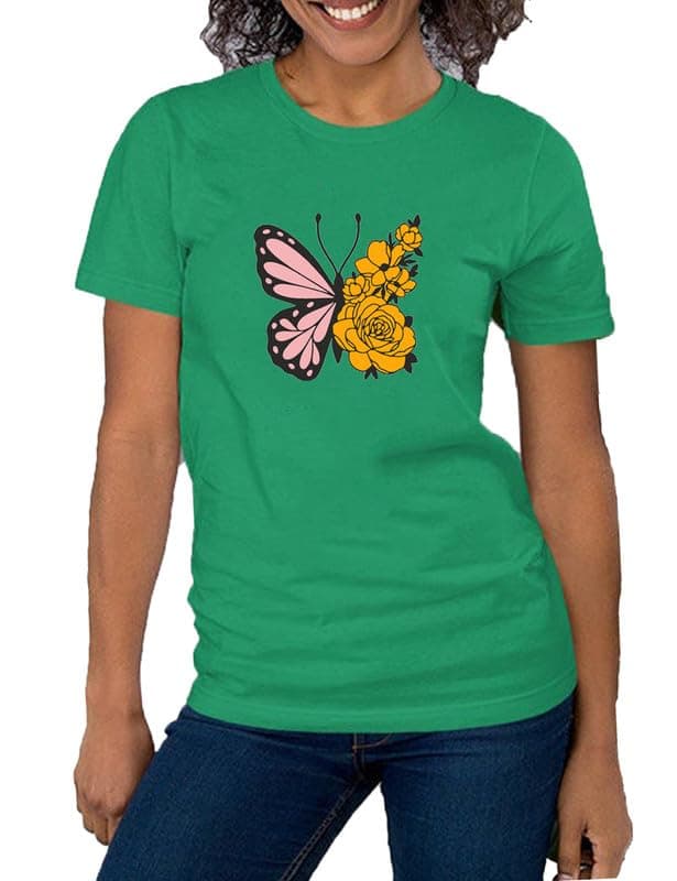 Print Online Short Sleeve T-Shirt -C139