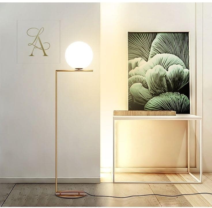 اباجورة 1 لمبة بدون لمبات 150x35x35 سم ذهبى Home mirror