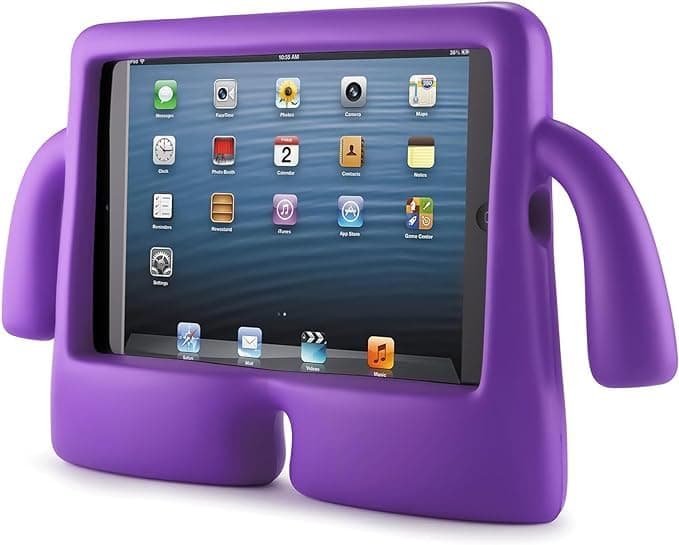 Shockproof Case for Galaxy Tab A9 8.7 Inch 2023, Heavy Duty Silicone Layer Kids Drop Protection Cover for Samsung Galaxy Tab A9 2023-SM-X110/X115/X117 (PURPLE) Portable electronic device cover