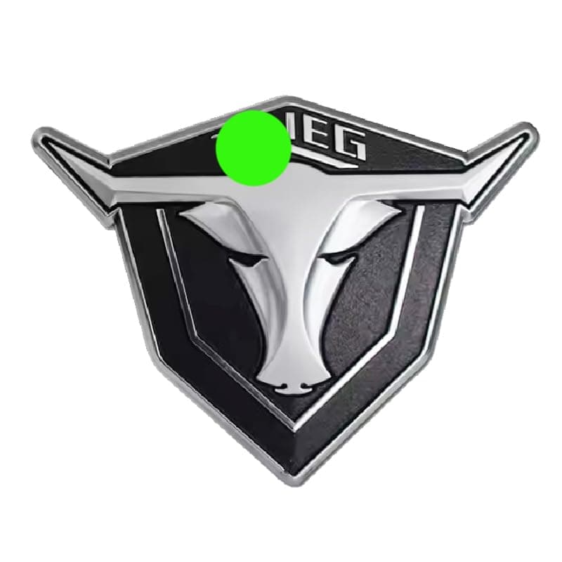 KaberTrade 3D Car Logo Sign Sticker (Metal Sticker Suitable for Car, Office, Laptop, Devices and Others, TA ? IEG Thor Head, Size 10 * 8cm, Code:8738) - KaberTrade