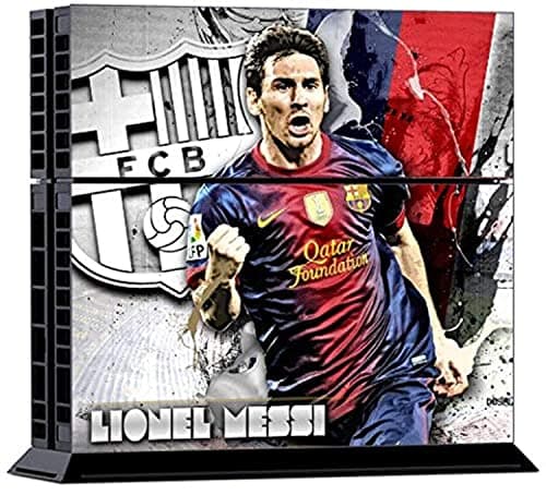 Messi PVC Protection Decal Skin Cover Case Sticker For Sony PS4 Console with 2pcs for Controllers Electronic device skin