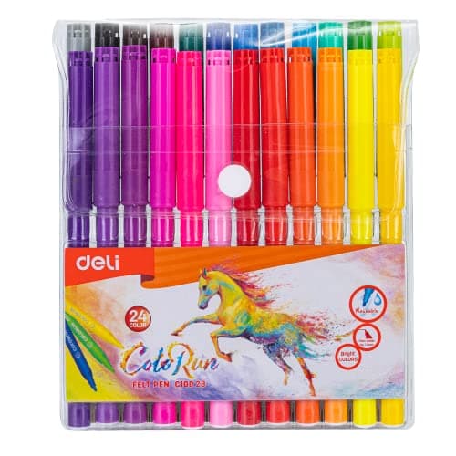 Deli coloring product felt pen c10023 assorted Writing instrument