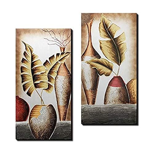 Modern Flowers Tableau - 60 cm x 60 cm Wall art