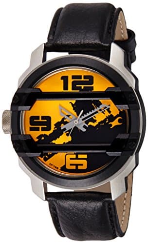 Fastrack Watch for Men, Quartz Movement, Analog Display, Black Leather Strap-NK3153KL02 / NK3153KL02