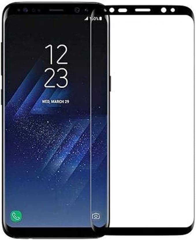 5D Tempered Glass Screen Protector For Samsung Galaxy S8/S9 Black Cellular phone case