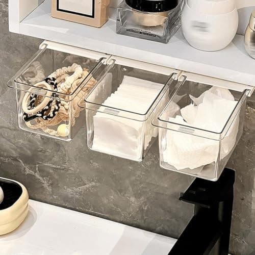 Multipurpose 10x15cm Kitchen Bathroom Organizer Adhesive Storage Rack