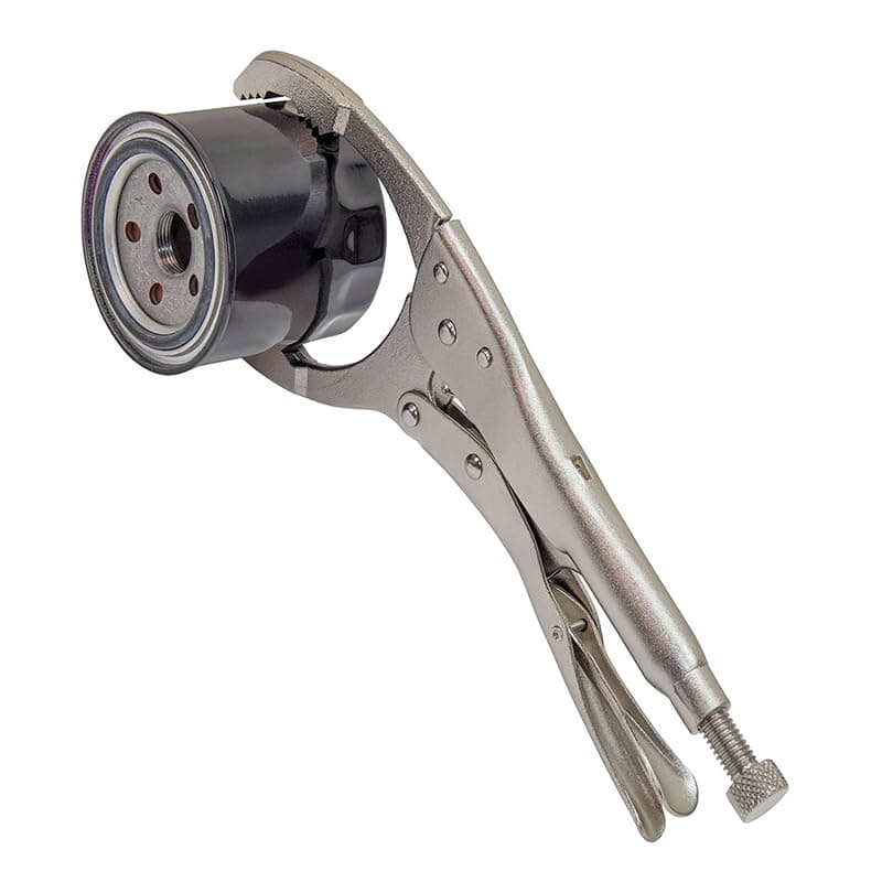 KaberTrade Oil Filter Remover Pliers Adjustable Clamp Pliers with Anti-Skid Serrated Jaws for Angel Cars and Transportation (10 Inch, Code:10136)