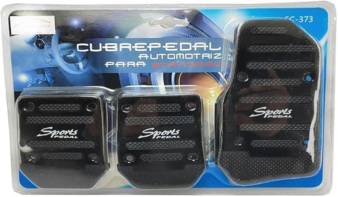 3 Piece Car Pedal Pedal Cover Set Anti Slip Black