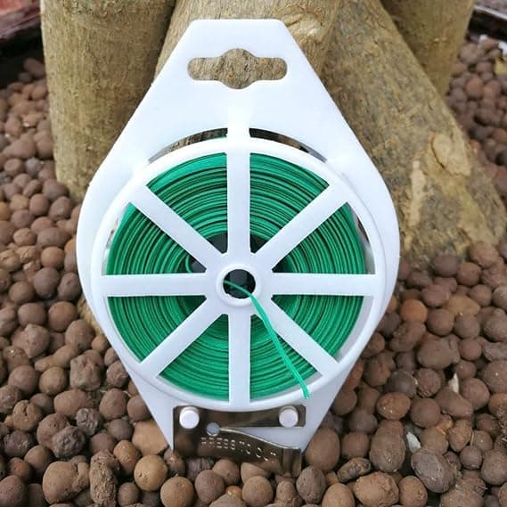 Metal Twist Tie Wire with Integrated Cutter for Garden and Home Organizing