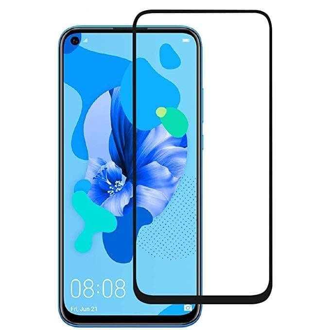 Tempered Glass Screen Protector 9H Hardness Full Coverage HD Clear Anti Scratch Bubble Free High Sensitivity Touch Compatible With Realme 7