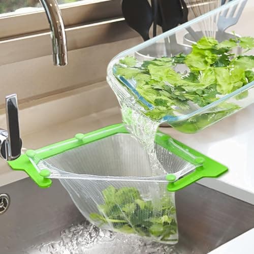 3-Piece Mesh Kitchen Sink Strainer Set Multi-Purpose Drain Filter