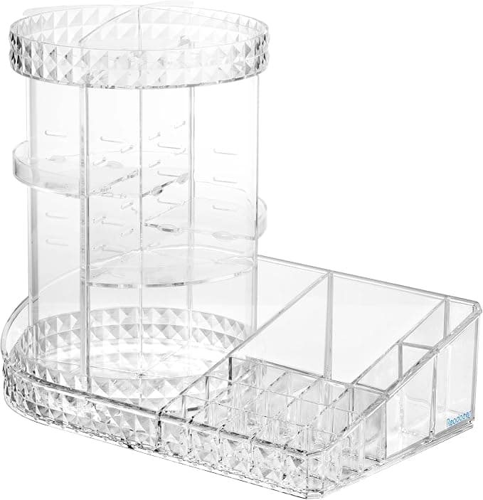 3-Tier Makeup Organizer - Versatile Cosmetic Holder for Vanity Table and Bathroom AR Caddy