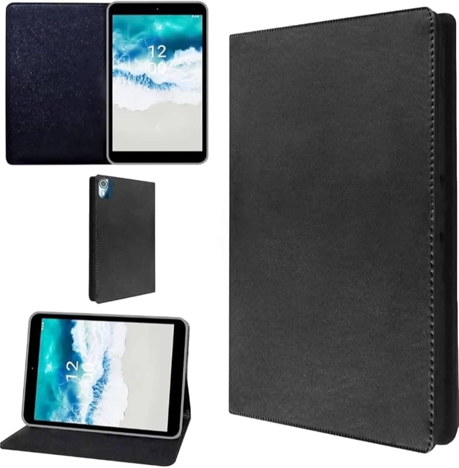 Leather Case For Lenovo M9 Tablet Case Slim Stand Cover Frame TPU Shell Lightweight Smart Cover for (Black) Portable electronic device cover