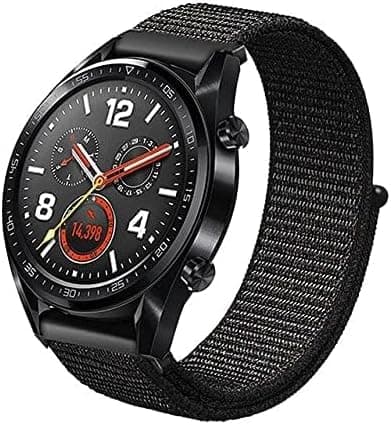 Strap Nylon 20MM Band For Samsung Galaxy Watch 7/6/5/4 40mm 44mm/Watch 5 Pro 45mm/S2 classic/active 2 40mm 44mm/Amazfi GTS 2/2e/3/3 Pro/4/GTS 2 Mini/3 Mini/4 Mini/Bip 3