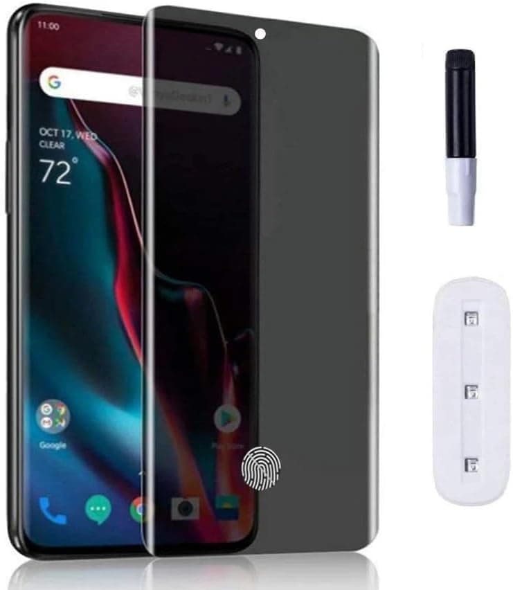 Tempered Glass | Curved UV Privacy Screen Protector Guard for Realme 15/Realem 15 Pro | Full Screen Coverage/Anti Spy/HD/Easy Application | Fingerprint Working/9H Hardness