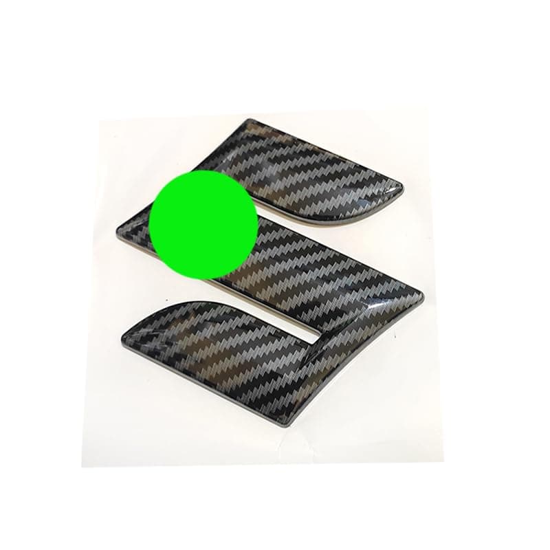 KaberTrade Kaber Trade 3D Car Logo Sticker Decal Sticker (Carbon Sticker, Compatible with Suzu? -/? K, Size 10.5 * 10cm, Code:8714) - KaberTrade