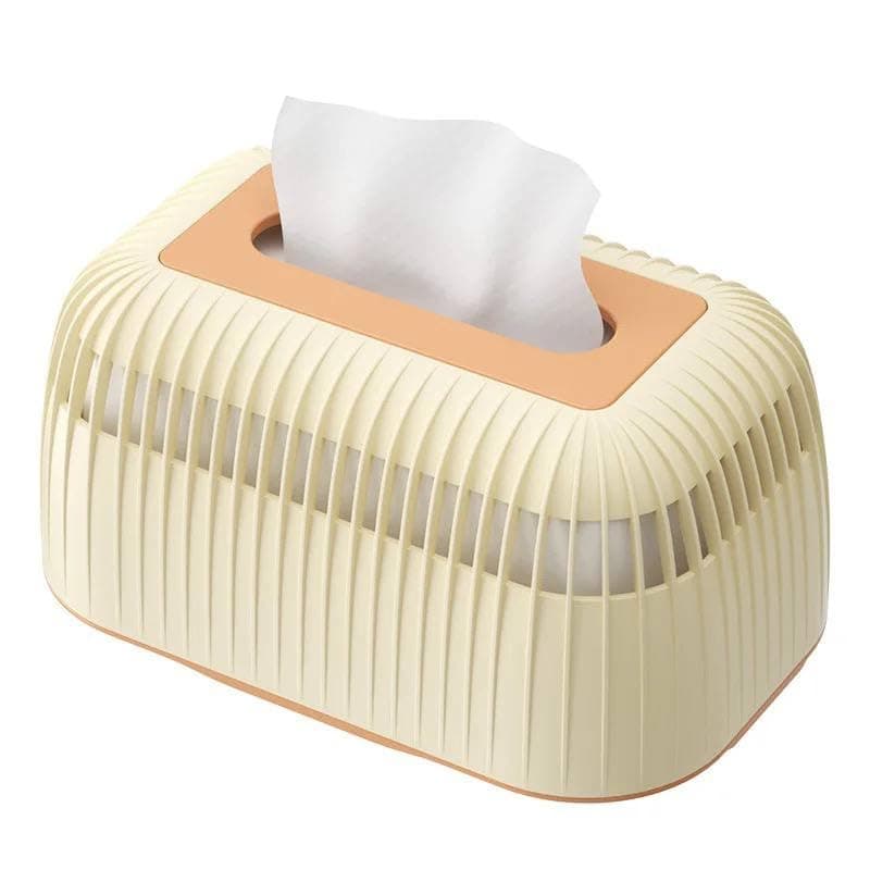 Generic Decorative Tissue Box, Beige, Elegant Style for Living Room and Office, High-Quality Imported Material, .sa