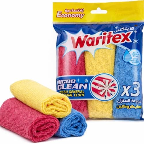 Waritex Micro Clean Economy Cloth (3 Pcs.) Utility sponge