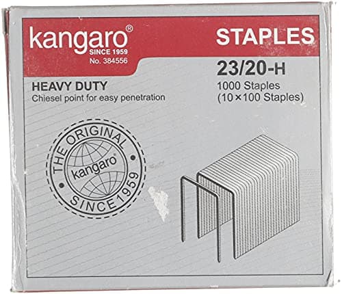 Kangaro Stables - 23/20-H Set of 1000 Pieces, Silver Hardware staple