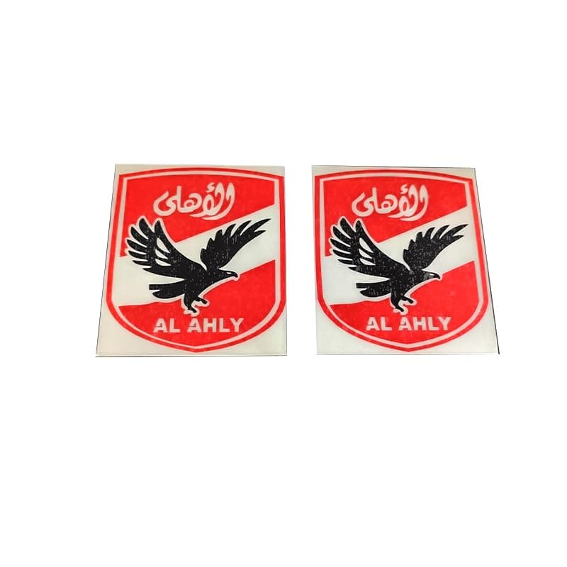 Al Ahly Club Logo Sticker for Cars, Laptop, Mobile Phone, Playstation, Motorcycle, Luggage and More (Sticker Paper, Size : 10 * 9cm, 2 Piece, Code:10407) by KaberTrade Sticker decal