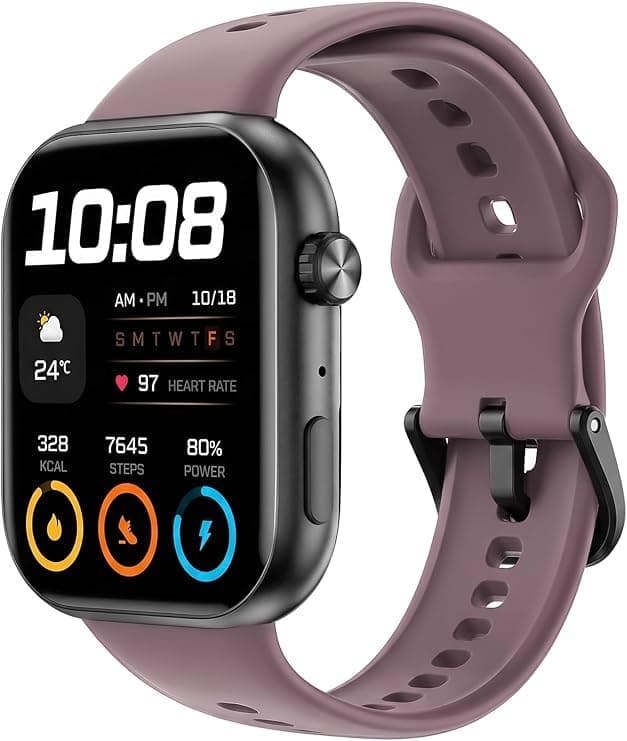 Silicone Bracelet for HONOR Choice Watch 2i Strap, Soft Silicone Sport Replacement Strap for Women/Men, Adjustable Waterproof Sports Band for HONOR Choice Watch 2i