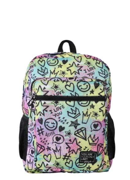 Zoya School Backpack for Unisex - Multicolor