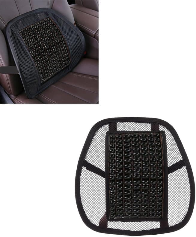 Car Seat Cushion Back Support Breathable Mesh Back Cushion for Car Seat Office Chair Massage Rest Pain Reduction (1pc) aga Body positioner