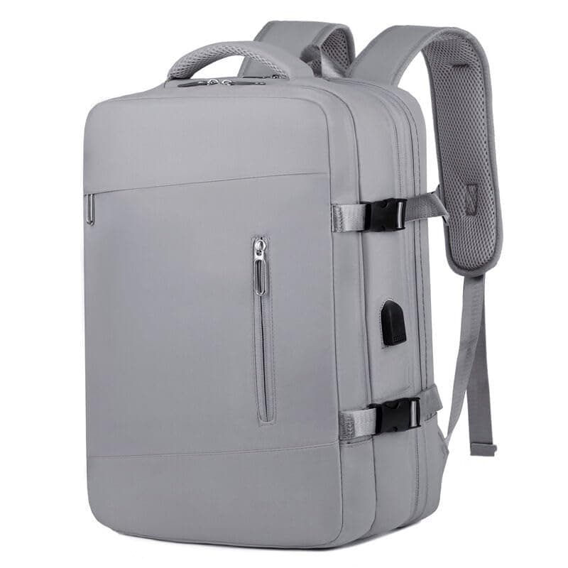 Travel Laptop Backpack, Business Carry-On Bag with USB Charging Port, Waterproof College School Computer Rucksack-MAZ10