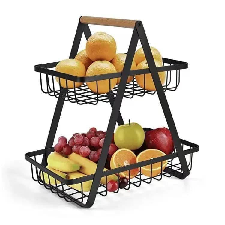 Multi-layer Fruit Stand - Modern Fruit and Dessert Organizer Serving Stand for Kitchen Dining Item container
